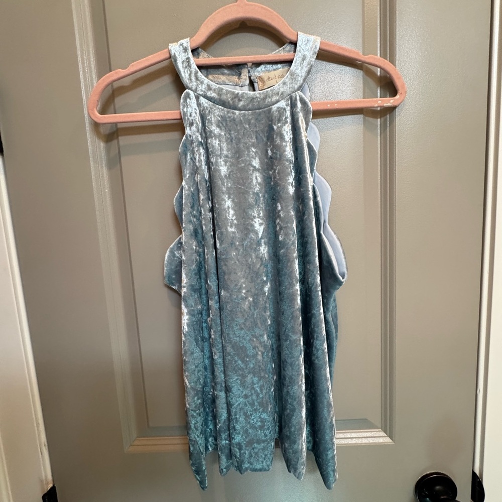 Altard State Scalloped Velvet Tank